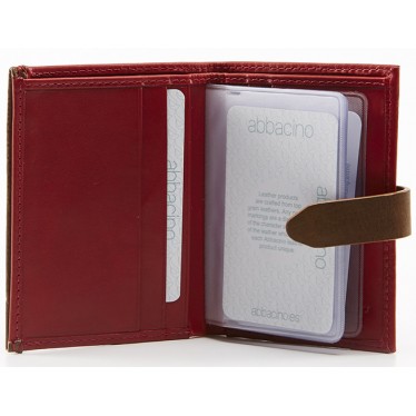 ABBACINO WALLET MONDRAGO  ROJO