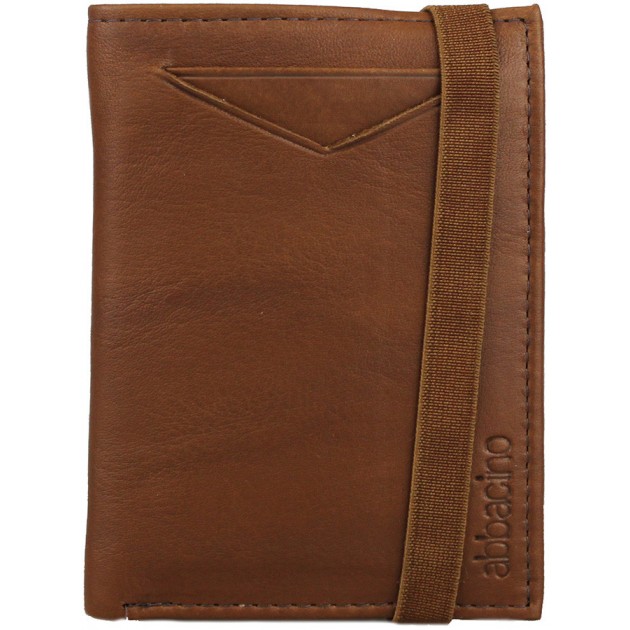 ABBACINO WALLET TIRANT S VERTICAL COGNAC