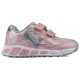 ZAPATILLAS LUCES GEOX JR SHUTTLE GIRL  ROSE_SILVER