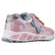 ZAPATILLAS LUCES GEOX JR SHUTTLE GIRL  ROSE_SILVER