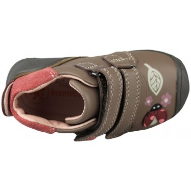 BIOMECANICS ZAPATO BEBE DOBLE VELCRO JUNGLE  HUMO