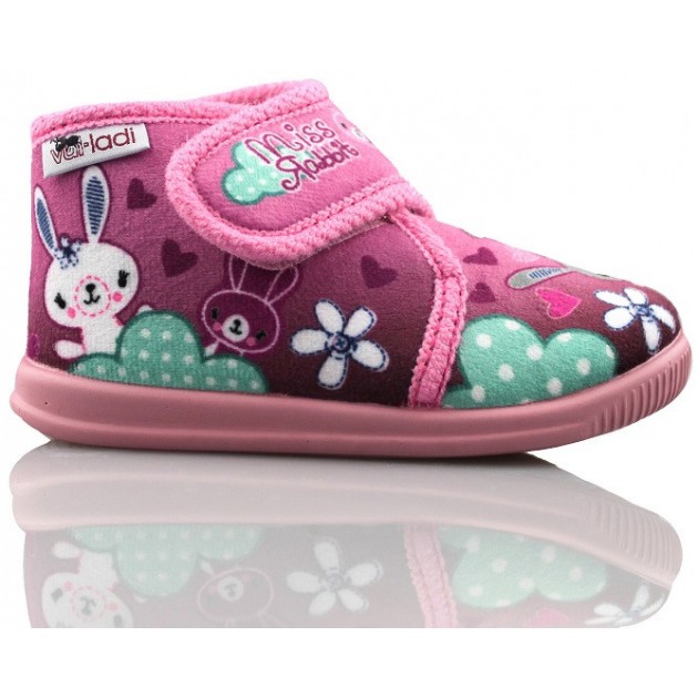 VULLADI ZAPATO BEBE DOMESTICO  ROSA