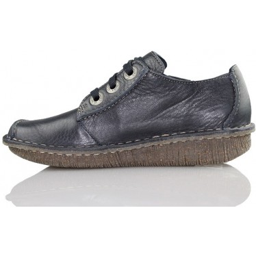 CLARKS FUNNY DREAM W LEATHER  AZUL