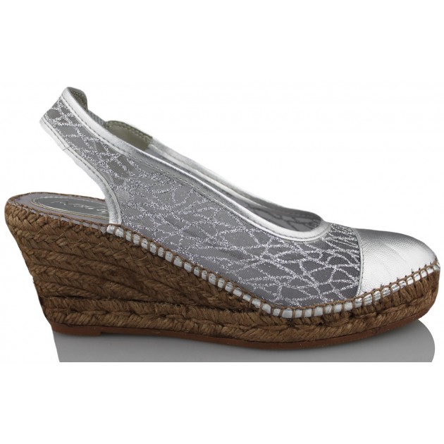 AEDO ZAPATO ESPARTO GRIS