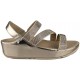 FITFLOP CRYSTALL Z STRAP SANDAL  ROSE GOLD