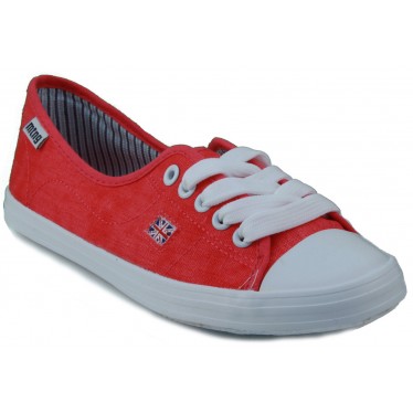 MUSTANG CANVAS ZAPATILLA LONA CHICA  ROJO