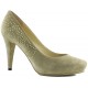 CAFè NOIR ZAPATO TACON MUJER  TAN