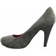 PEPE JEANS HI HEEL COURT SHOE  GRIS