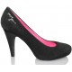 PEPE JEANS HI HEEL COURT SHOE  NEGRO