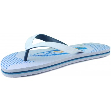 MUSTANG CHANCLAS PLAYA HOMBRE  BLANCO