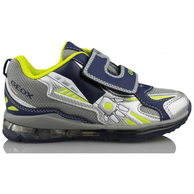 GEOX B A TEXT SYNT LUCES GRIS