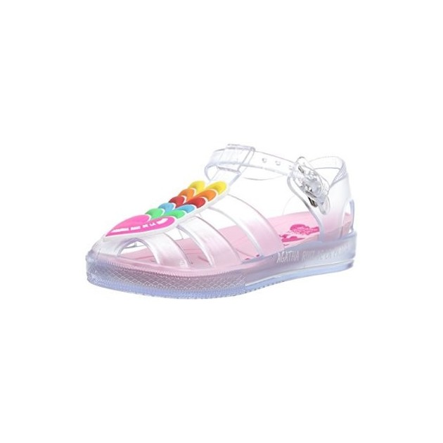 AGATHA RUIZ DE LA PRADA AGUA SANDALIA  TRANSPARENTE