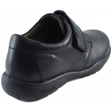 GORILA ZAPATOS PARA NIÑOS COLEGIAL RESISTENTE  NEGRO