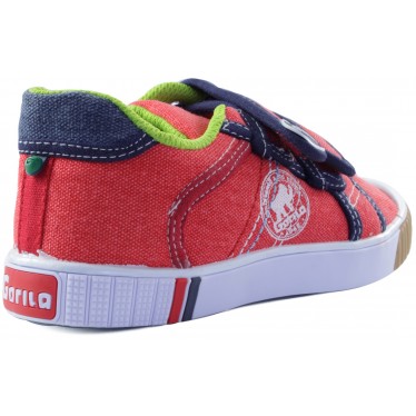 GORILA STONE MOSS ZAPATILLA NIÑO  ROJO