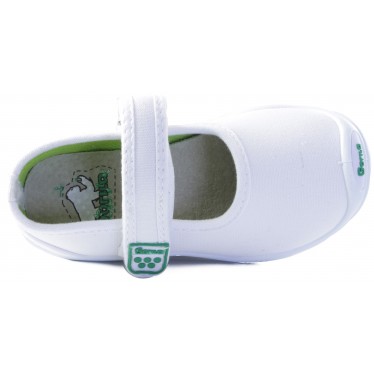 GORILA CANVAS ZAPATO LONA NIÑA  BLANCO