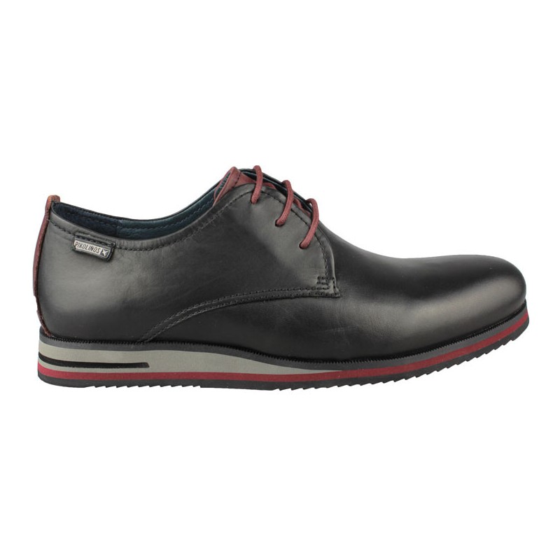 PIKOLINOS LEON SHOES CASUAL MEN LEATHER 4106  NEGRO