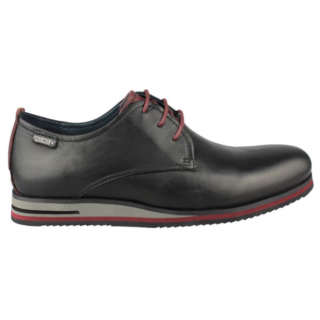 PIKOLINOS LEON SHOES CASUAL MEN LEATHER 4106 NEGRO