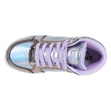 Tênis SKECHERS CINZENTO E ROXO  GRIS