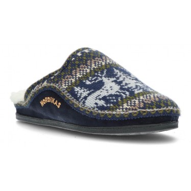 CASA SLIPPERS NORDIKAS CLASSIC CAB 2502 DEER  NEGRO