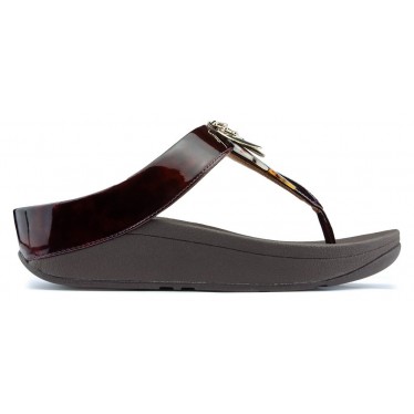 Sandálias FITFLOP CONGA DRAGONFLY CHOCOLATE