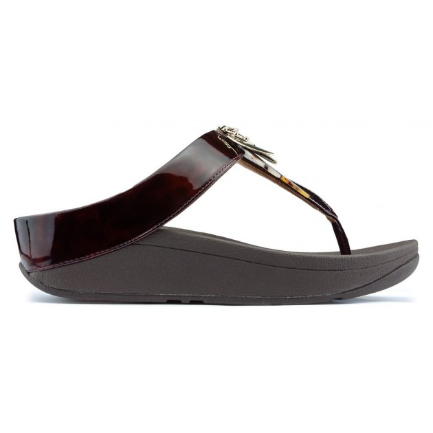 Sandálias FITFLOP CONGA DRAGONFLY CHOCOLATE Sandálias FITFLOP CONGA DRAGONFLY CHOCOLATE