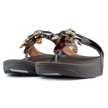 Sandálias FITFLOP CONGA DRAGONFLY CHOCOLATE