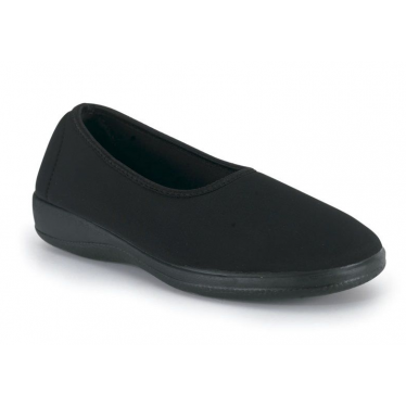 MEIAS DE TECIDO CONFORTÁVEIS PARA MULHERES 3049 WIDTH UNISEX NEGRO