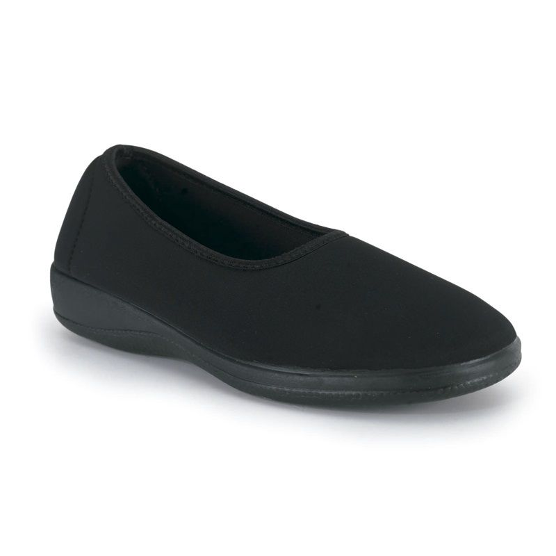 MEIAS DE TECIDO CONFORTÁVEIS PARA MULHERES 3049 WIDTH UNISEX NEGRO