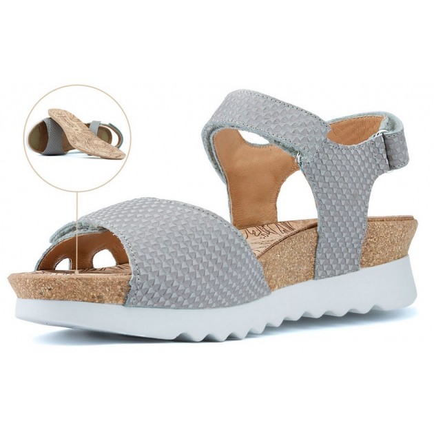 Sandálias MEPHISTO QUIRINA LIGHT TAUPE Sandálias MEPHISTO QUIRINA LIGHT TAUPE