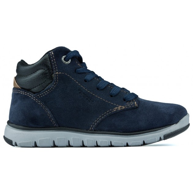 Botas de tornozelo JR XUNDAY Boy GEOX NAVY_BLACK Botas de tornozelo JR XUNDAY Boy GEOX NAVY_BLACK