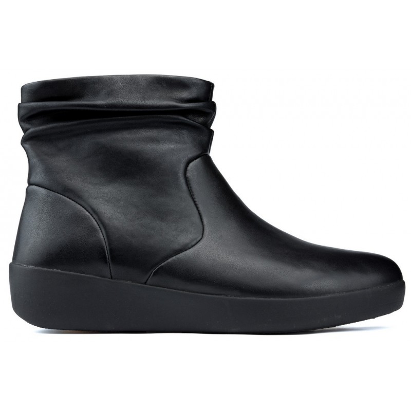BOTAS DE COURO SKATEBOOTIE FITFLOP BLACK