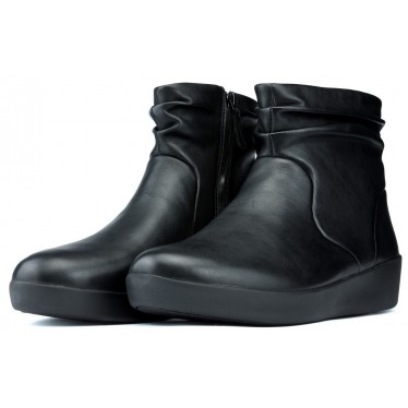 BOTAS DE COURO SKATEBOOTIE FITFLOP BLACK