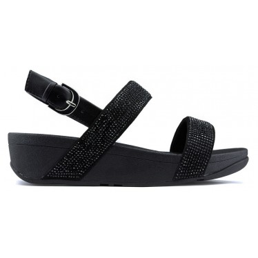 SANDÁLIAS FITFLOP LOTTIE SHIMMERCRYSTAL BLACK