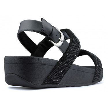 SANDÁLIAS FITFLOP LOTTIE SHIMMERCRYSTAL BLACK