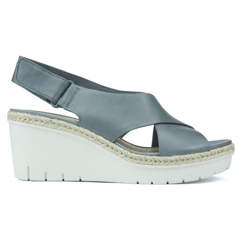CLARKS PALM GLOW SANDALS GREY