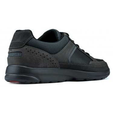Rockport Welker Casual Laceup Sapatos NEGRO