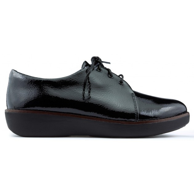 SAPATOS FITFLOP DERBY TRINCOS CHAROL BLACK SAPATOS FITFLOP DERBY TRINCOS CHAROL BLACK