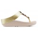 Sandálias FITFLOP FINO SHELLSTONE GOLD