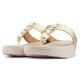 Sandálias FITFLOP FINO SHELLSTONE GOLD