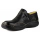 CLARKS A LOOP LEATHER LEATHER BLACK