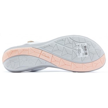 Sandálias CLARKS TEALITE NÃO ESTRUTURADO WHITE