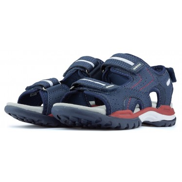 SANDÁLIAS GEOX BOREALIS NAVY_RED