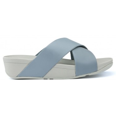 SANDALIAS FITFLOP LULU CROSS SLIDE K04 GREY