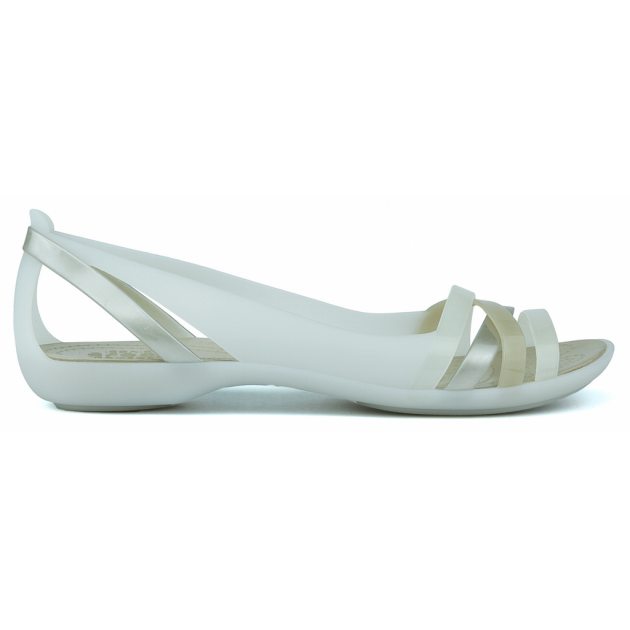 SANDALIAS CROCS ISABELLA HURACHE 2 FLAT 204912 BEIGE SANDALIAS CROCS ISABELLA HURACHE 2 FLAT 204912 BEIGE