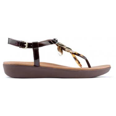 Sandálias FITFLOP TIA DRAGONFLY CHOCOLATE