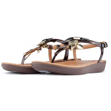 Sandálias FITFLOP TIA DRAGONFLY CHOCOLATE