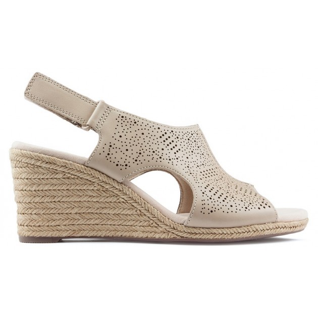 SANDÁLIAS COM CLARKS WEDGE LAFLEY ROSEN SAND SANDÁLIAS COM CLARKS WEDGE LAFLEY ROSEN SAND