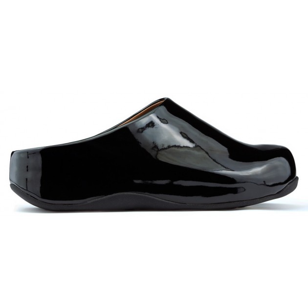 SAPATOS FITFLOP SHUV PATENT CHAROL NEGRO SAPATOS FITFLOP SHUV PATENT CHAROL NEGRO