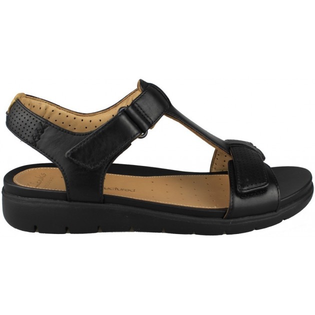 CLARKS SANDALS NÃO ESTRUTURAU UM HAYWOOD BLACK CLARKS SANDALS NÃO ESTRUTURAU UM HAYWOOD BLACK