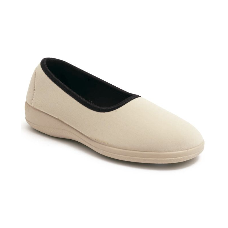 MEIAS DE TECIDO CONFORTÁVEIS PARA MULHERES 3049 WIDTH UNISEX BEIGE